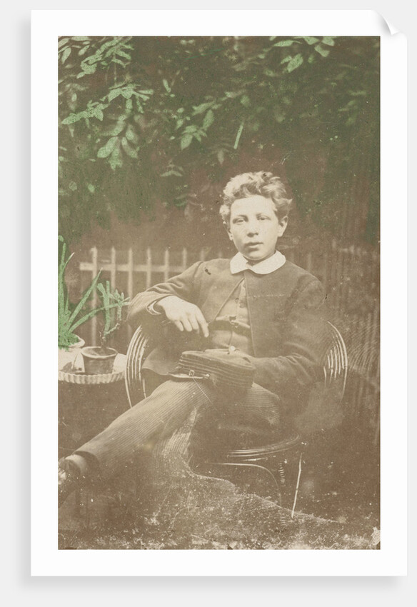 Portrait of a boy by C. Röntgen