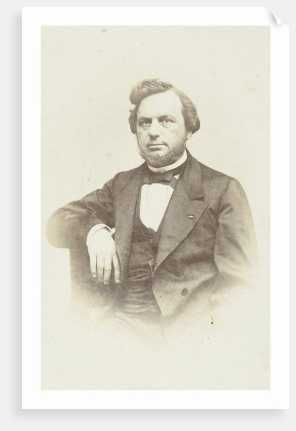 Portrait of F.C. Donders, professor in the Faculty of Medicine at the University of Utrecht by Abraham A. Vermeulen