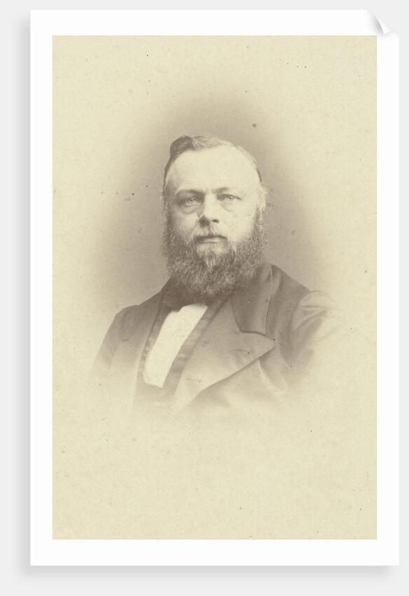 Portrait of C.W. Opzoomer, professor in the Faculty of Philosophy and Letters at the University of Utrecht by Wegner & Mottu