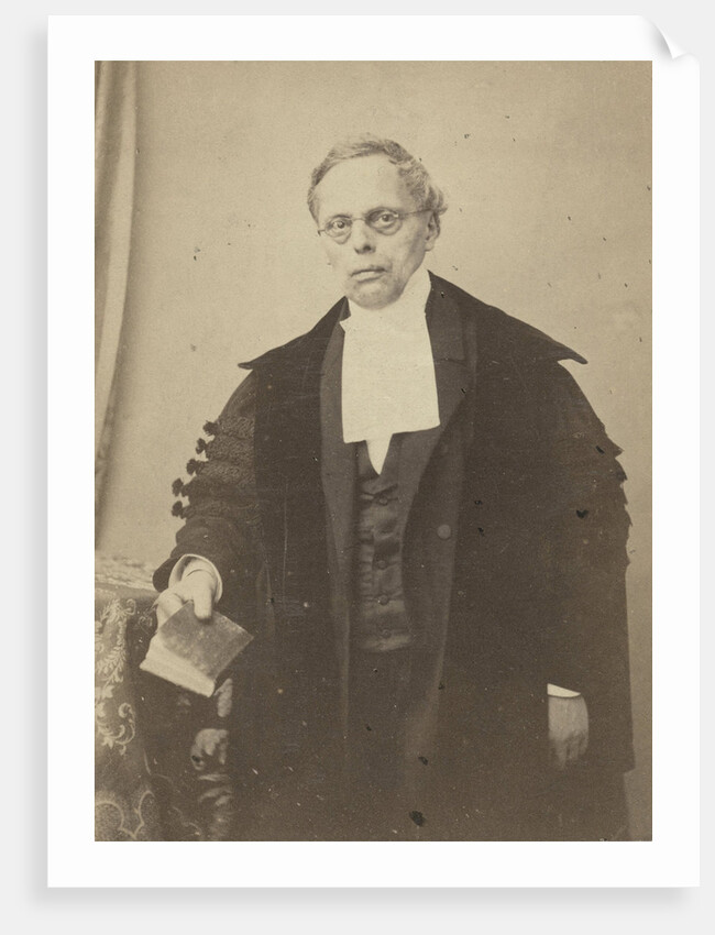 Portrait of J.A.C. Rovers in gown by Anonymous