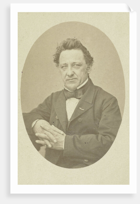 Portrait of J, . Tideman, professor in Amsterdam by Anonymous