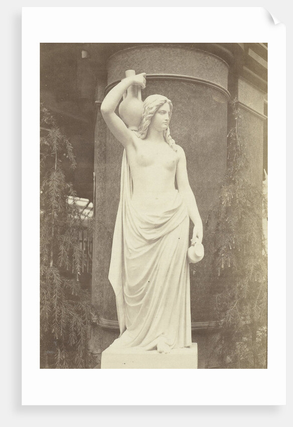 Sculpture of Rebecca by Davies, exhibited at the International Exhibition, London UK 1862 by William England
