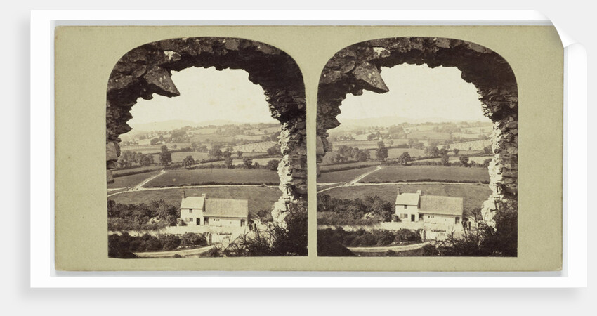 North Wales View in the Vale of Clwyd, from Denbigh Castle by Anonymous