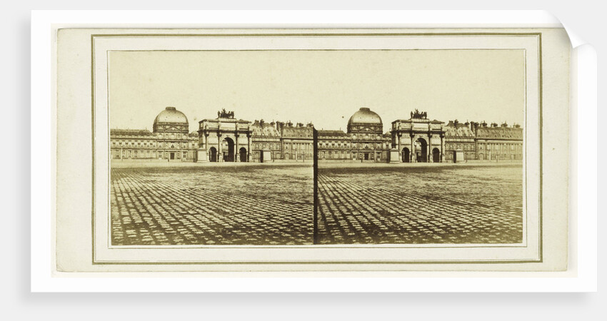 Tuileries et l'Arc de Triomphe du Carousel, Paris, France by Anonymous