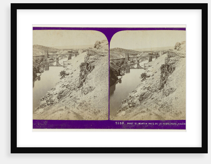 Pont St. Martin, Toledo, Spain by Jean Montaigue Andrieu