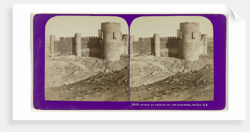 Ruins Château de San Servando, Toledo, Spain by Jean Montaigue Andrieu