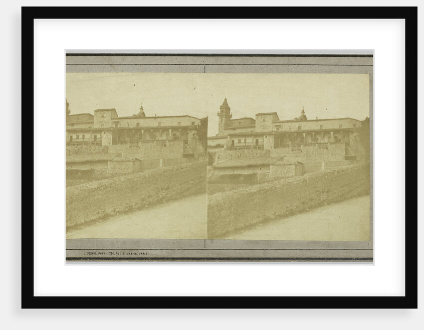 View of town in the Balearic Islands by Léon Pierre Jouvin