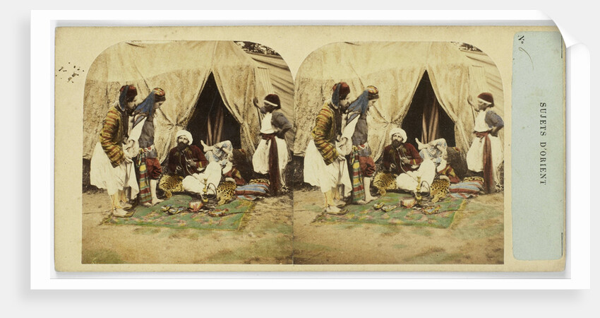 Oriental scene by Henri Tournier