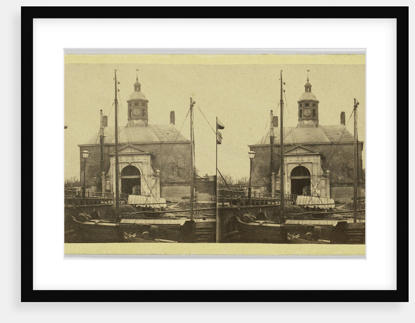 Utrecht Gate Amsterdam, The Netherlands, seen from the Buitensingel by Andries Jager