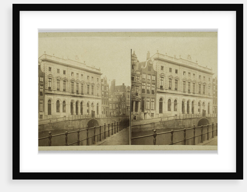 The Royal Post Office in Amsterdam, The Netherlands, the Nieuwezijdsvoorburgwal behind the Palace by Andries Jager