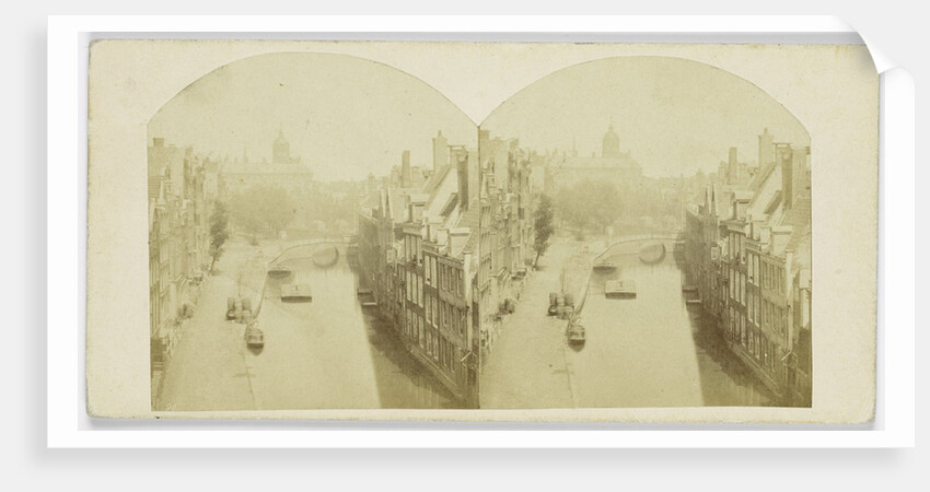 Panorama Tree and Flower Market in Amsterdam by Andries Jager