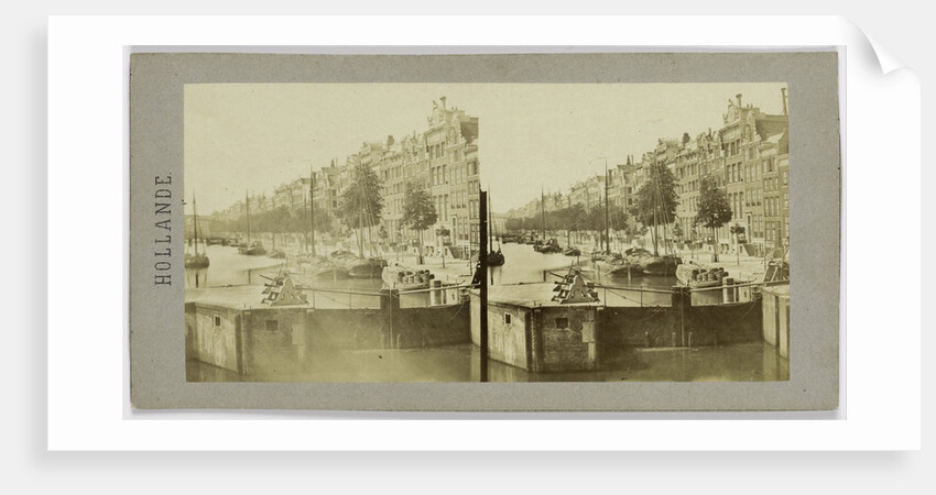 Canal Amsterdam Singel by Henri Plaut