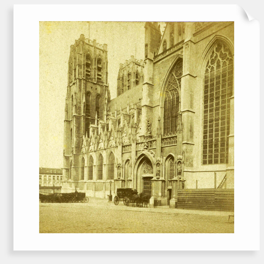 Brussels, Church St. Gudule by Jules Queval