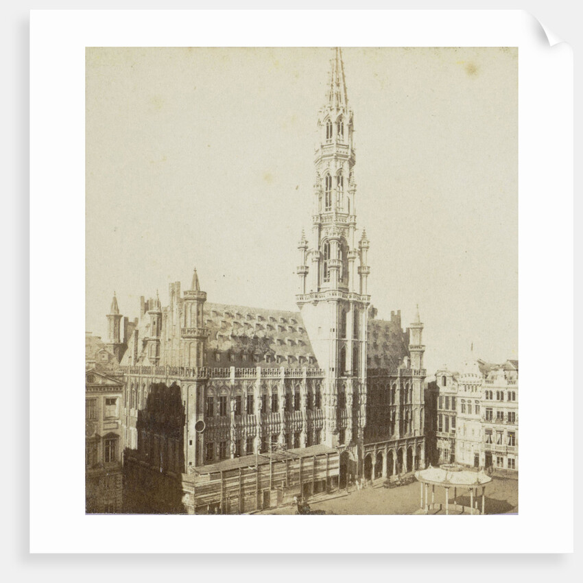 Brussels, The Hotel de Ville 1400-1450, Belgium by Jules Queval
