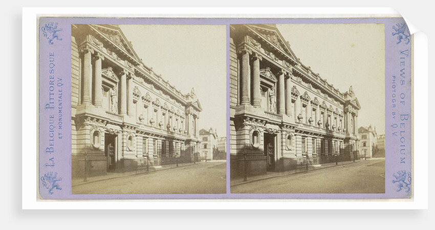 Brussels, the new National Bank by Jules Queval