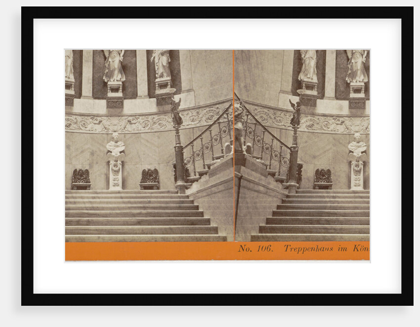 Treppenhaus im Königl Palais Berlin, Germany by Johann Friedrich Stiehm