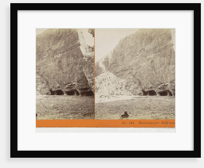 Rudersdorfer limestone quarry, Germany by Johann Friedrich Stiehm