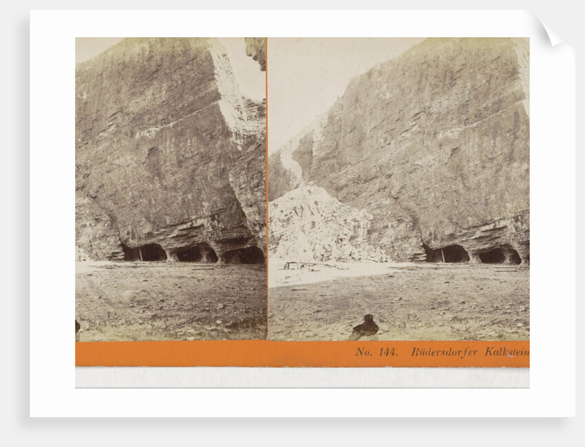 Rudersdorfer limestone quarry, Germany by Johann Friedrich Stiehm