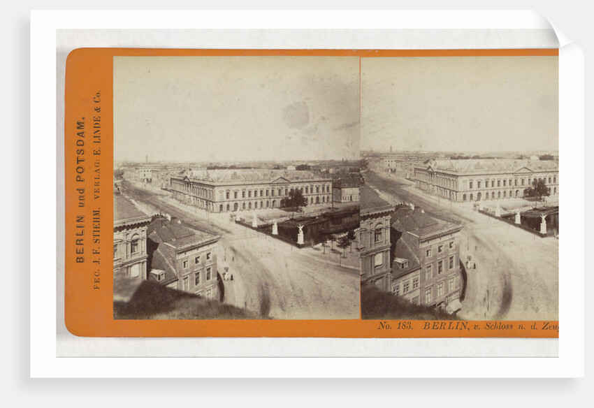 Berlin, v. Schloss n. D stuff home, Germany by Johann Friedrich Stiehm