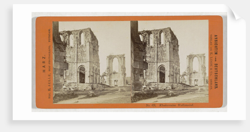 Klosterruine Walkenried, Germany by H. Selle & E. Linde & Co