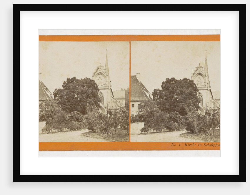 Church in Schulpforta, Germany by H. Selle & E. Linde & Co
