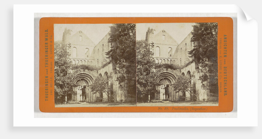 Paulinzella. (Bogen Thor) by H. Selle & E. Linde & Co