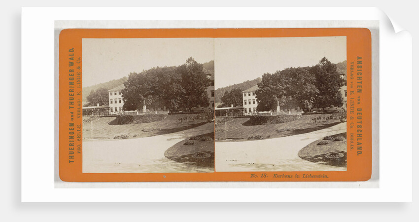 Kurhaus Liebenstein, Germany by H. Selle & E. Linde & Co