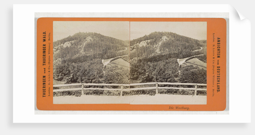 Die Wartburg, Germany by Sophus Williams & E. Linde & Co