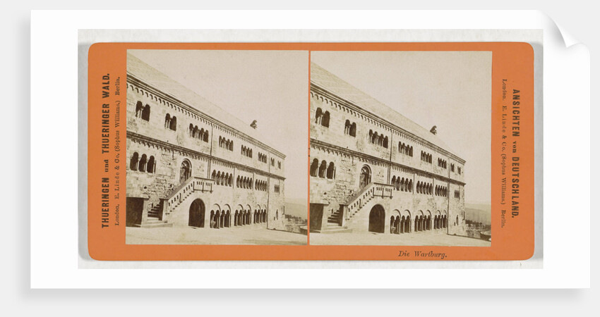 Die Wartburg, Germany by Sophus Williams & E. Linde & Co