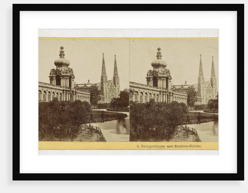 Zwingerthurm Sophien and Kirche, Germany by Johann Friedrich Stiehm