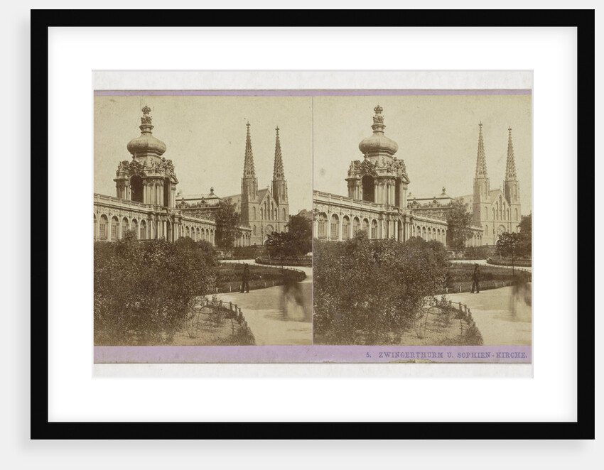 Zwingerthurm and Sophien-Kirche, Germany by Johann Friedrich Stiehm