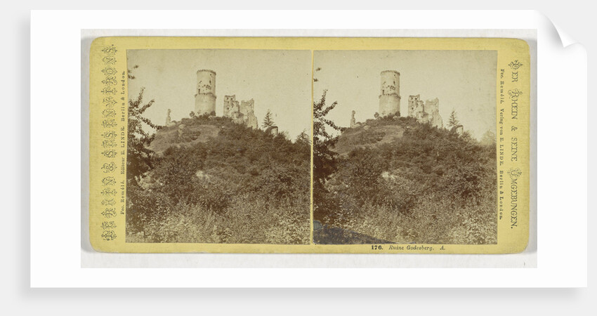 Ruin Godesberg, Germany by E. Linde