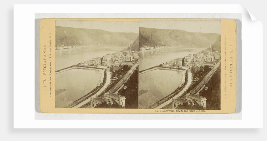 Panorama St. Goar and Rhein by Johann Friedrich Stiehm