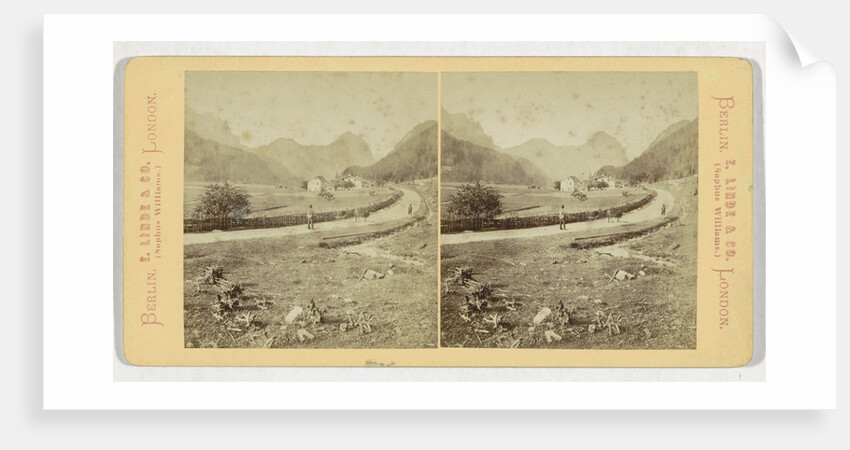 Thal von Schnaitzelreith, bei Reichenhall, Germany by Sophus Williams & E. Linde & Co