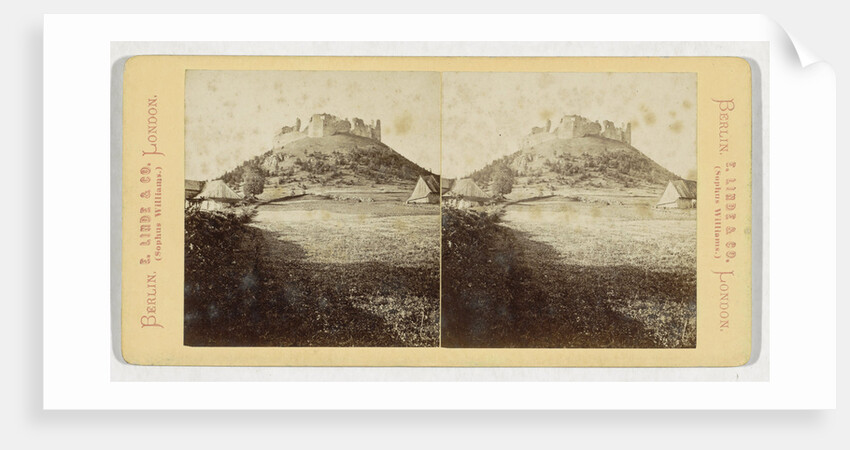 Ruine Tollenstein, St. Georgenthal in Bohemia by Sophus Williams & E. Linde & Co