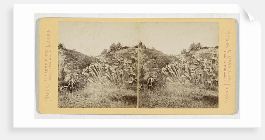 basalt quarry to Dittelsdorf in Zittau, Germany by Sophus Williams & E. Linde & Co