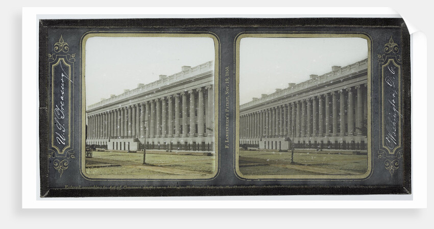 US Treasury, Washington D.C by Frederick Langenheim