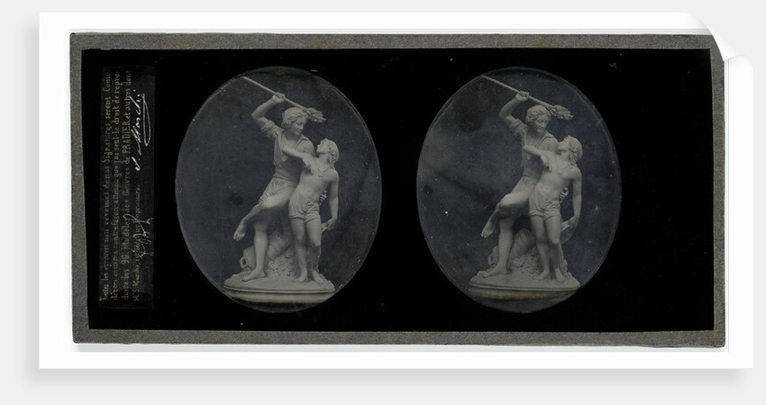 A figurine of James Pradier by S Marchi