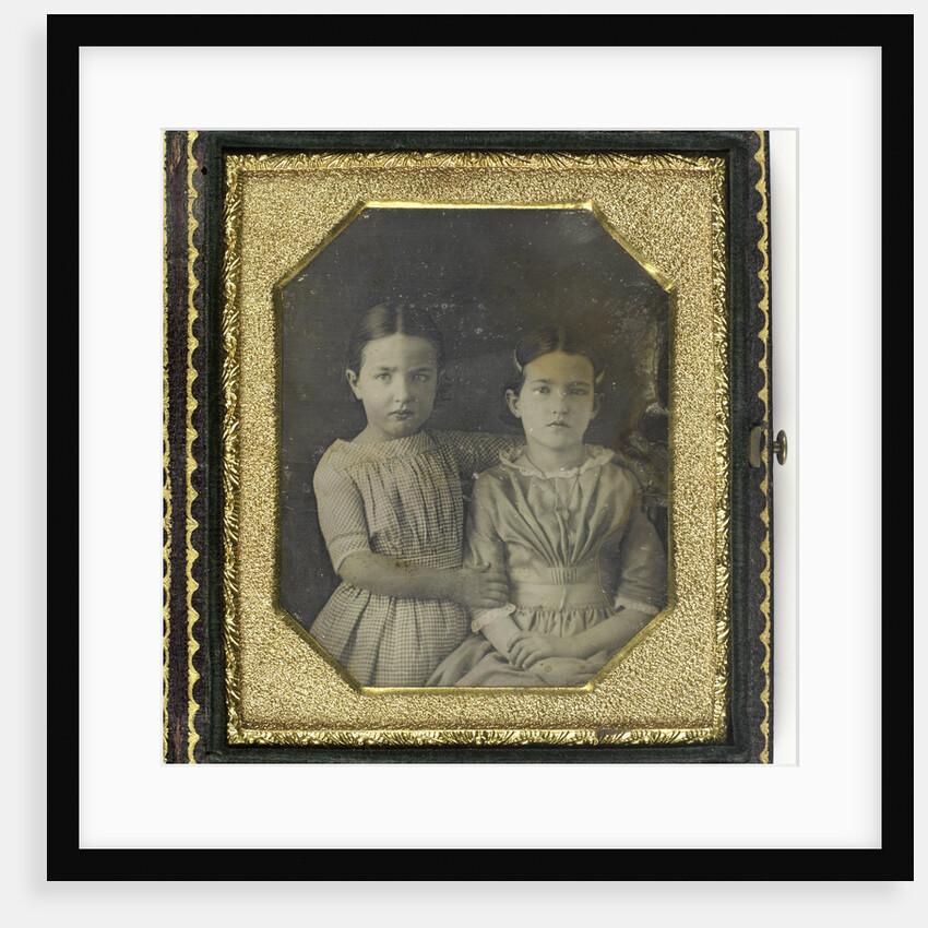 Portrait of two sisters by Anonymous