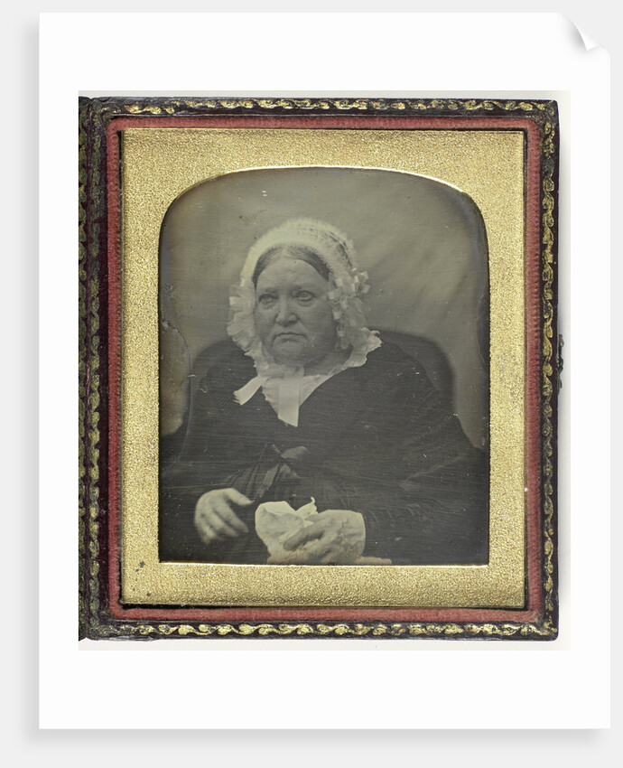 Portrait of an old woman by Anonymous