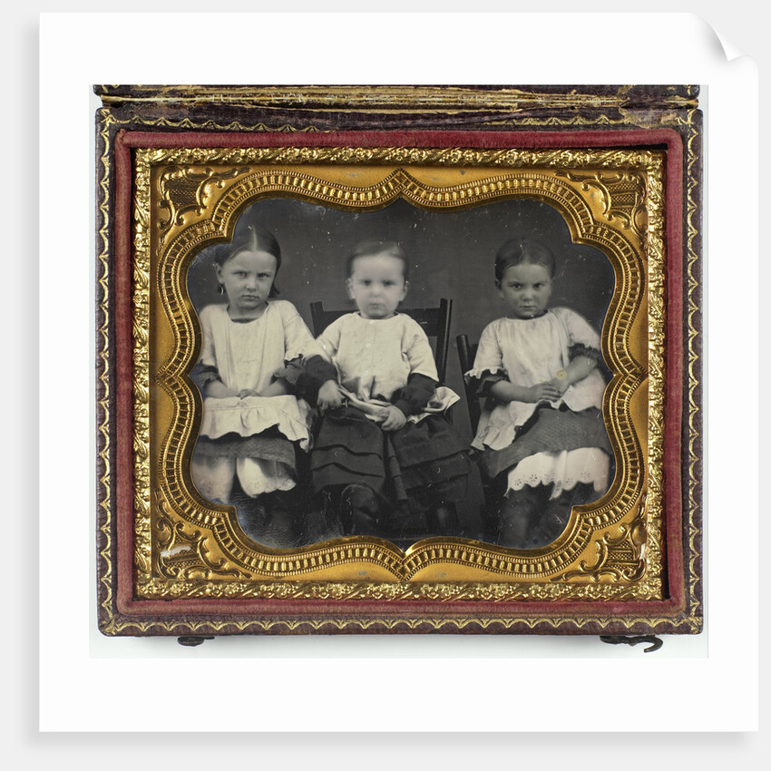 Portrait of three children by Anonymous