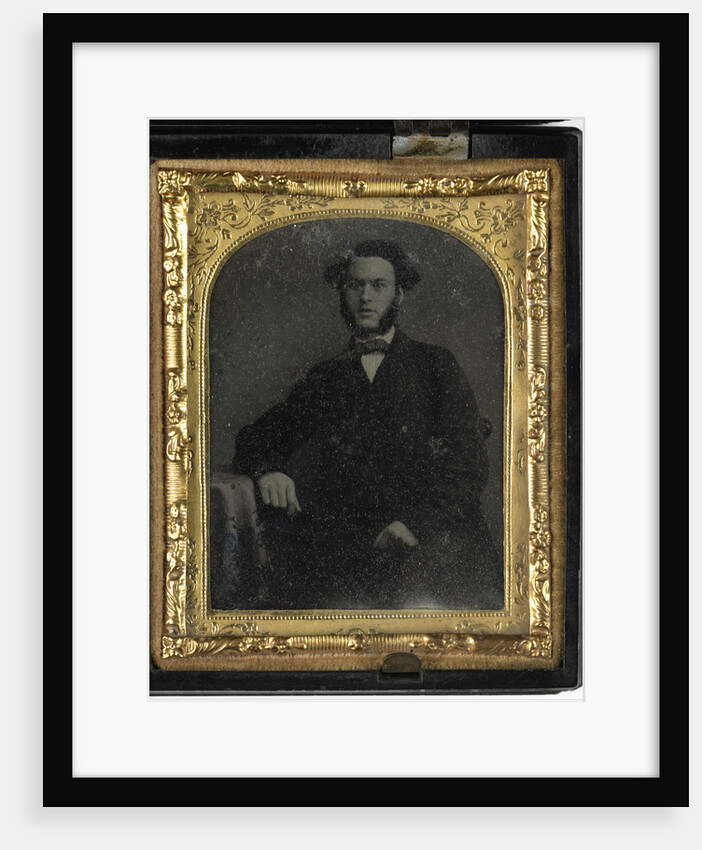 Portrait young man by Anonymous