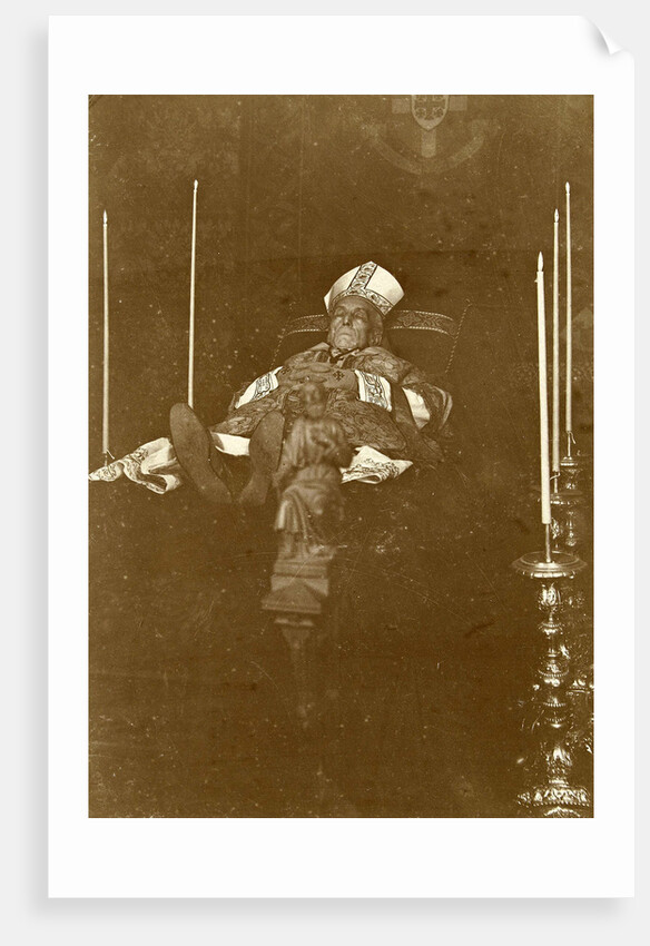 Post-mortem portrait of Peter Mathias Snickers by J.J.A. van Winsen