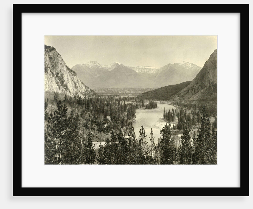 Face on Bow Valley in Alberta by William Notman