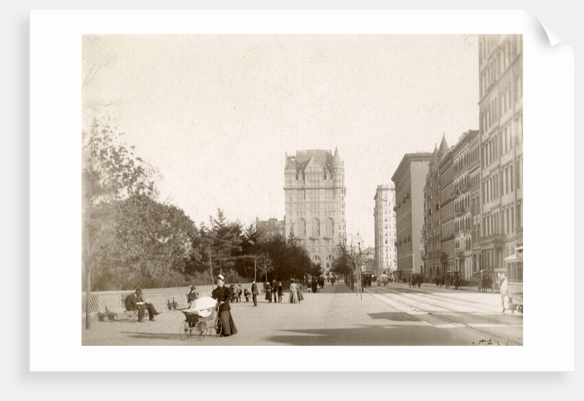 View of 59th Street in New York USA by Anonymous