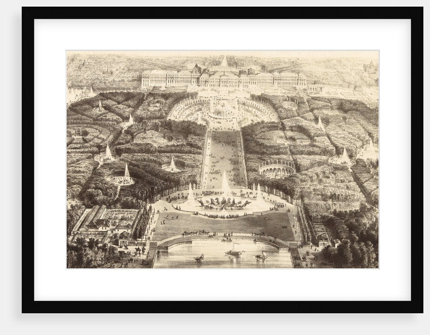 panorama of Versailles France by Anonymous