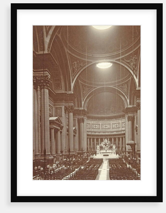 Interior of the Eglise de la Madeleine in Paris, France by Anonymous