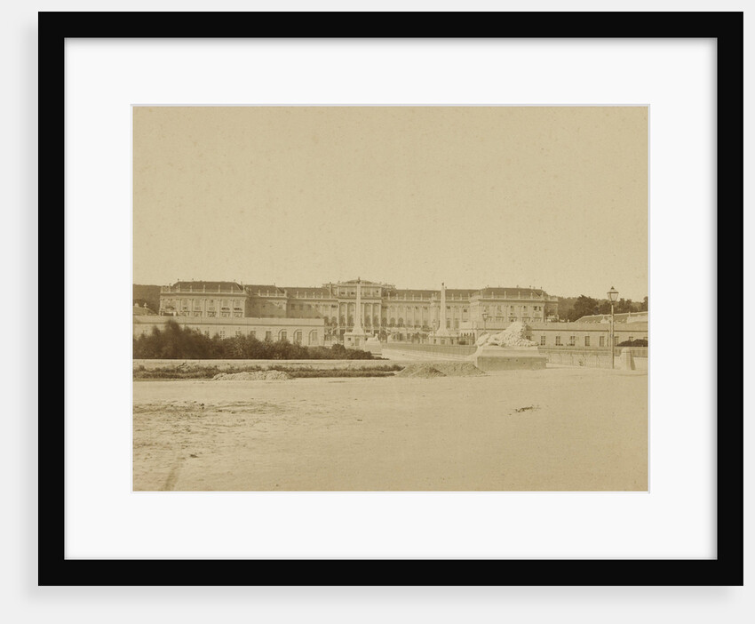 View of Schönbrunn Palace in Vienna Austria by Carl Haack