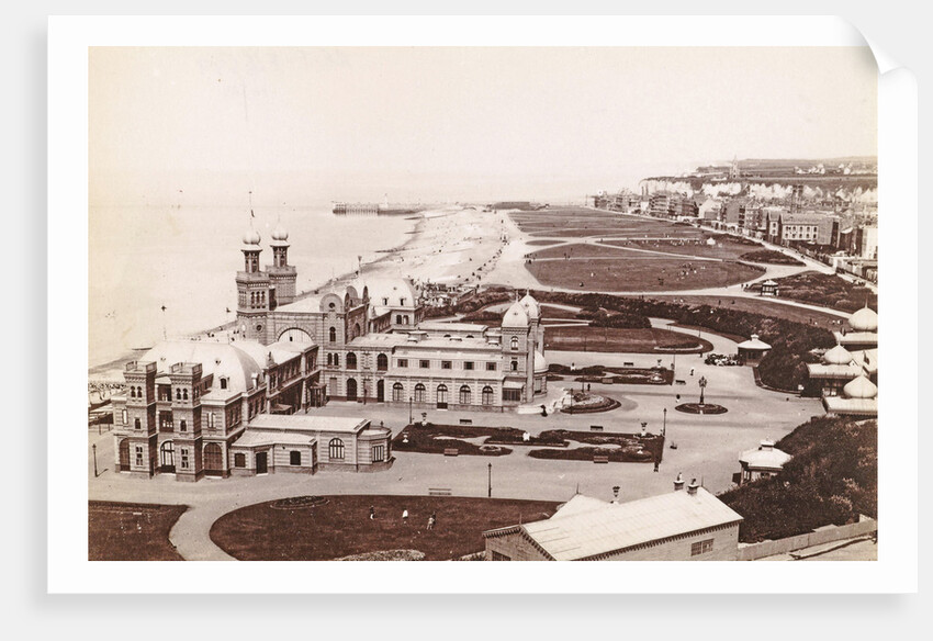 View of the beach and casino of Dieppe, France by Anonymous