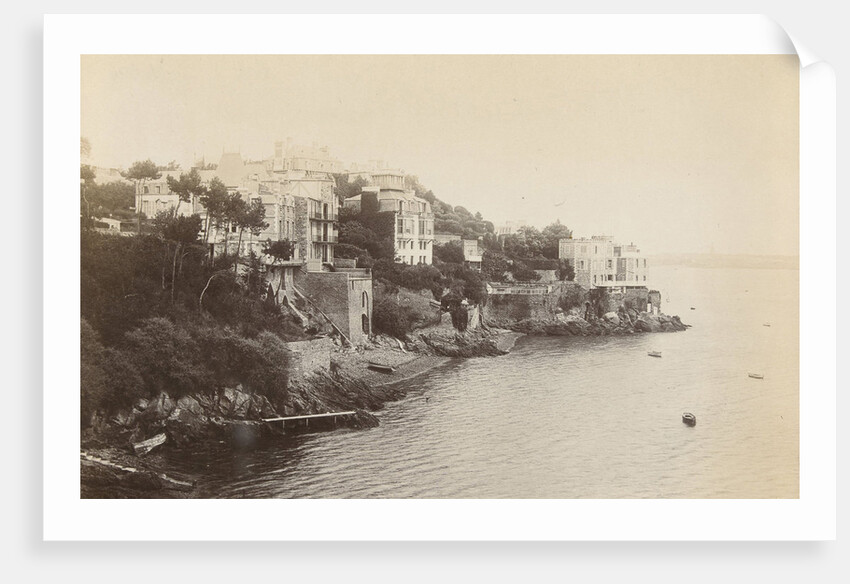 The coast at Dinard Brittany by CN & Co